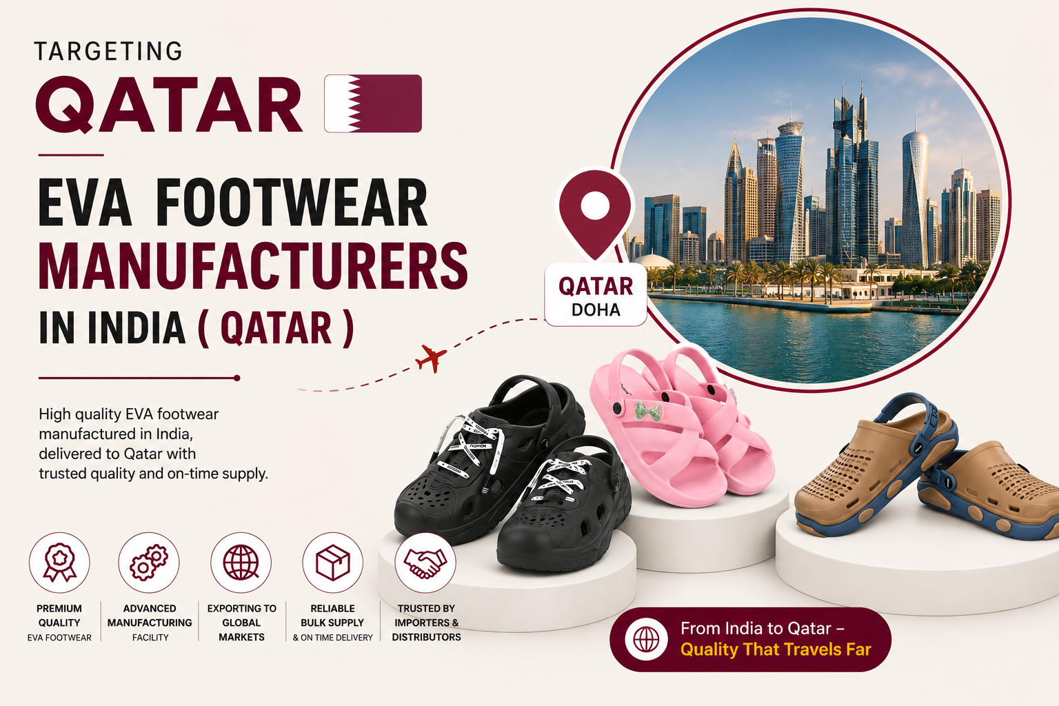 EVA Footwear Manufacturers in India Qatar